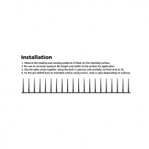 18410 - anti bird spikes installation guide